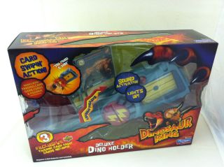Dinosaur King Deluxe Dino Holder Card Swiper + 3 Exclusive Trading 