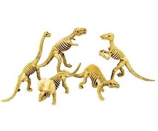 Plastic Dinosaur Skeleton   6.5 /16cm Toy Figure. Choice of Animal