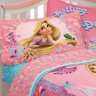   Disney Princess TANGLED FULL SHEET SET   Pink Rapunzel Sheets Bedding