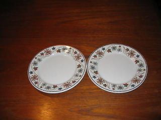 DUDSON BROTHERS LTD. SET OF 2 PLATES 6.5