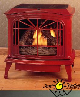 Sun Valley Cast Iron Gas Stove Direct Vent Heater Townsend II