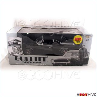   Black Dodge Charger Bullitt 118 diecast ERTL model car Steve McQueen