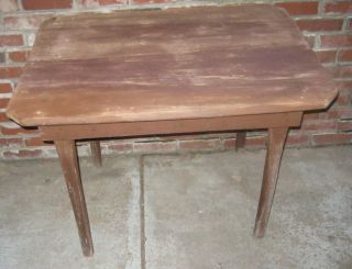 EARLY FARM PLANK COUNTRY TABLE WOOD OLD