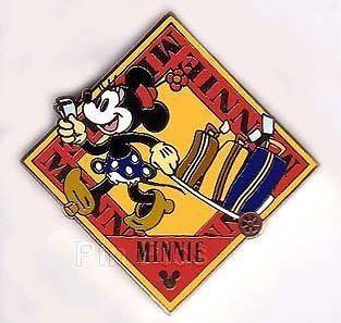   MOUSE TRAVEL TICKETS+LUGGAGE Suitcases FIRST RELEASE 2009 DISNEY PIN