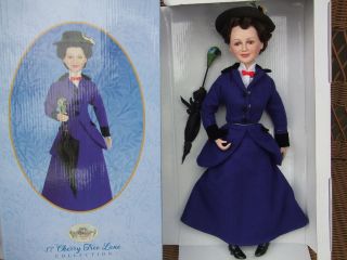Disney Mary Poppins Porcelain Doll 16 NRFB MIB Brand New