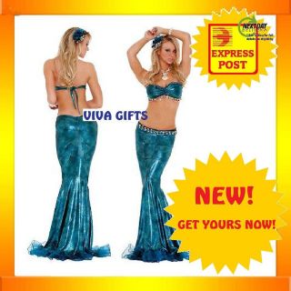 Ladies/Teen Ariel Mermaid Costume   FREE POST