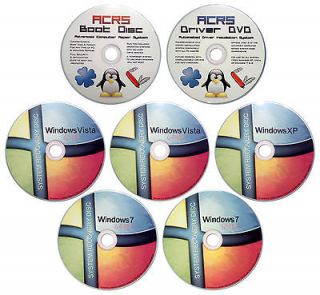ULTRA 7 DISC SET ADV RECOVERY SYSTEM CDS FOR WINDOWS 7 VISTA XP DELL 