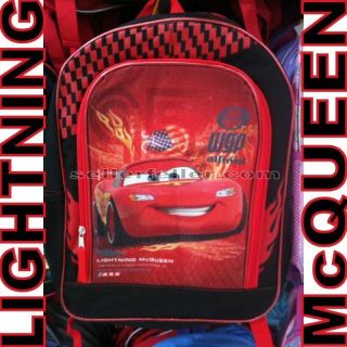 Disney CARS 2 World Grand Prix WGP Backpack Book Bag