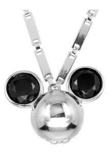 Disney Couture Minnie Mawi Small Platinum plate​d Mickey Locket 