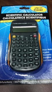 New Scientific Calculator 10 digit display 56 functions basic math 