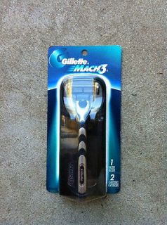 Gillette Mach 3 Mach3 Mens disposable razor shave 2 cartridges