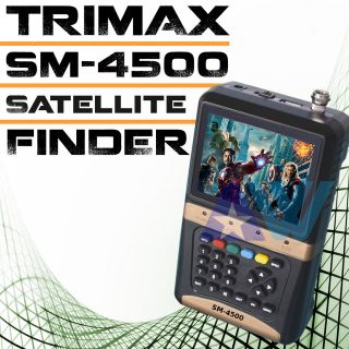 Trimax SM 4500 Pro Digital Satellite Signal Finder Meter SM4500 w 