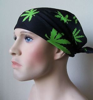 New Unisex Hip Marijuana Rasta Weed Leaf Pot Cannabis Wrap Bandana 