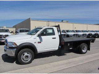 Dodge  Ram 4500 2WD Reg Cab HD Cab & Chassis Dually Flat Bed Vinyl 