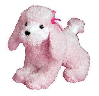 pink poodle in Beanbag Plush