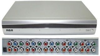 NEW Remote Component Video Digital or Stereo Audio RCA Selector Switch 