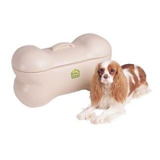 Our Pets Bone shaped Big Dog Toy box food grooming gear Storage 