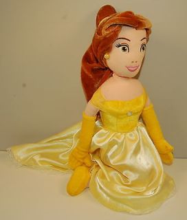 11 Belle Yellow Dress Doll  Plush Figure Toy Beauty & The 