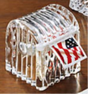 CRYSTAL STAMP DISPENSER