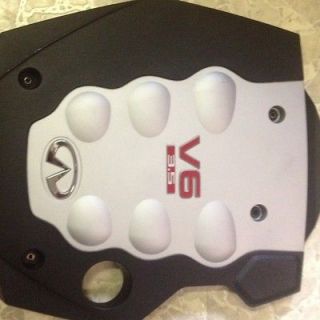 Infinity G35 Engine Cover Black And Silver Plastic Dress Up