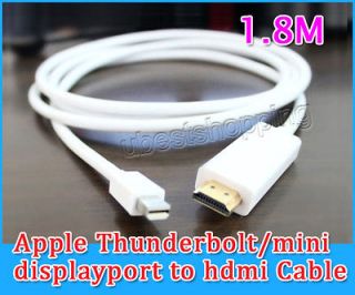 For Macbook Pro Air iMac Thunderbolt Mini Displayport To HDMI Cable 