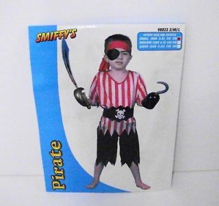 Pirate Boy Costume Dress Up Pretend Play Child Small Age 3 5 #98823