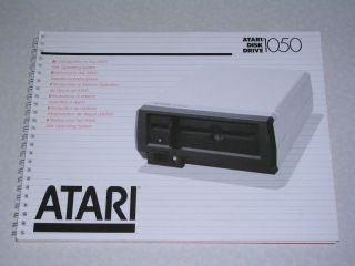 Atari 1050 (6 language) Intro to DOS 3   400/800/XL/XE