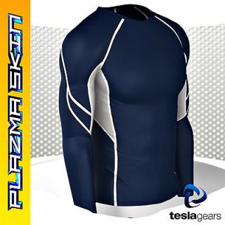 Mens Team Sports Long Sleeve skin Compression Training Running 7pm1 