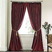   Antique Satin Lined Drapes 50 X 84 Pinch Pleated Very Elegant