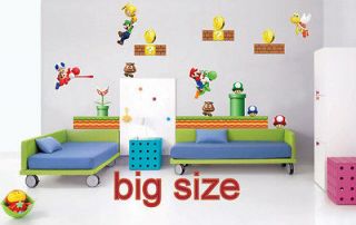   VINYL wall stickers super mario game kids room decal home design 8465