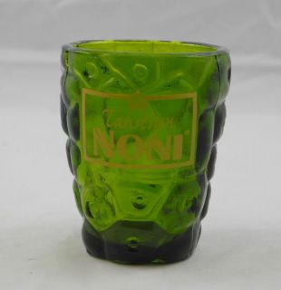 Tahitian Noni Juice Morinda Citrifolia Fruit Green Shot Glass 3D 