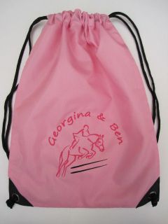   Gym / Sports / PE / Shoe Drawstring Bag / Backpack Horse / Pony