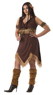   Indian Princess Pocahontas Womens Costume Dress Plus Size 2XL 3XL