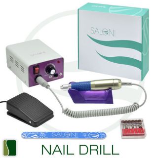   Electric Acrylic Nail Drill File Machine Kit with Bits Manicure Set
