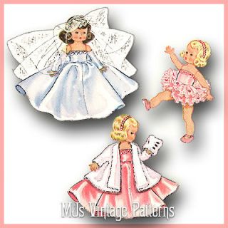 Vintage Doll Wedding Ballerina Pattern~ 10 Ann Estelle