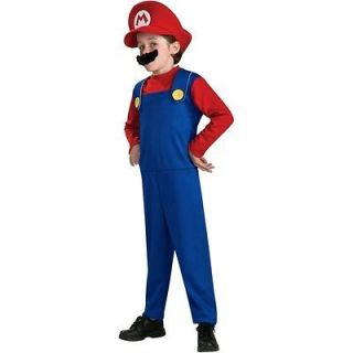   MARIO BROTHERS Costume Size 2 3T Nintendo Dress Up Play hat Boys Girl