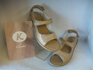   BY CLARKS SALE SANDALS OLD MONEY DRIFTWOOD LEATHER FITTING E
