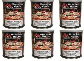   gallons Mountain House dehydrated food storage Spaghetti w/Meat Sauce