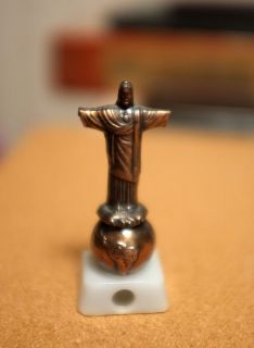 Vintage Rio De Janeiro Christ the Redeemer Statue Stanhope Magnet 
