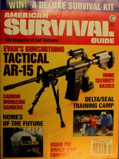   Survival Guide September 1995 Tactical AR 15 Homes of the Future