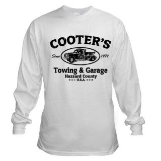 COOTERS GARAGE FUNNY DUKES OF HAZARD GENERAL LEE TOWING LONG SLEEVE T 