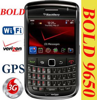 RIM Blackberry 9650 BOLD 3G WIFI Phone Verizon UNLOCKED Smartphone 