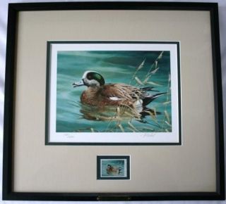 DUCKS UNLIMITED 1996 Ralph McDonald 13th Annual Framed Lithograph 