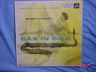 Bobby Dukoff Sax in Silk tenor saxophone jazz lp album