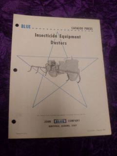 Blue insecticide Equipment Dusters Price Lists