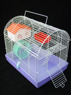 NEW HAMSTER RODENTS CAGE   Run Wheel + Home + Ladder ++