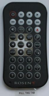 ROSEN AC3567 IN CAR DVD REPLACEMENT REMOTE CONTROL  NEW