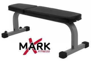 NEW XM 7602 XMark Fitness Commercial Grade Flat Weight Lifting Bench 