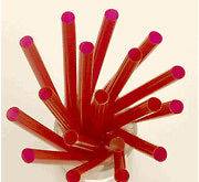 100 Fat Drinking Straw 12 X Long RED Wrapped Wide for Smoothie Shake 