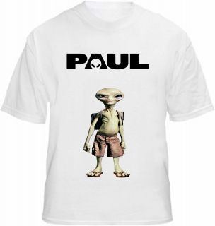 Paul the Alien T shirt Movie Film Poster Style Tee Frost Pegg AKA 